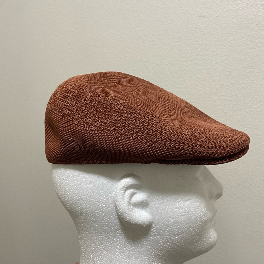 Kangol 507 tropic vent air hat cap brick red Orange size medium
